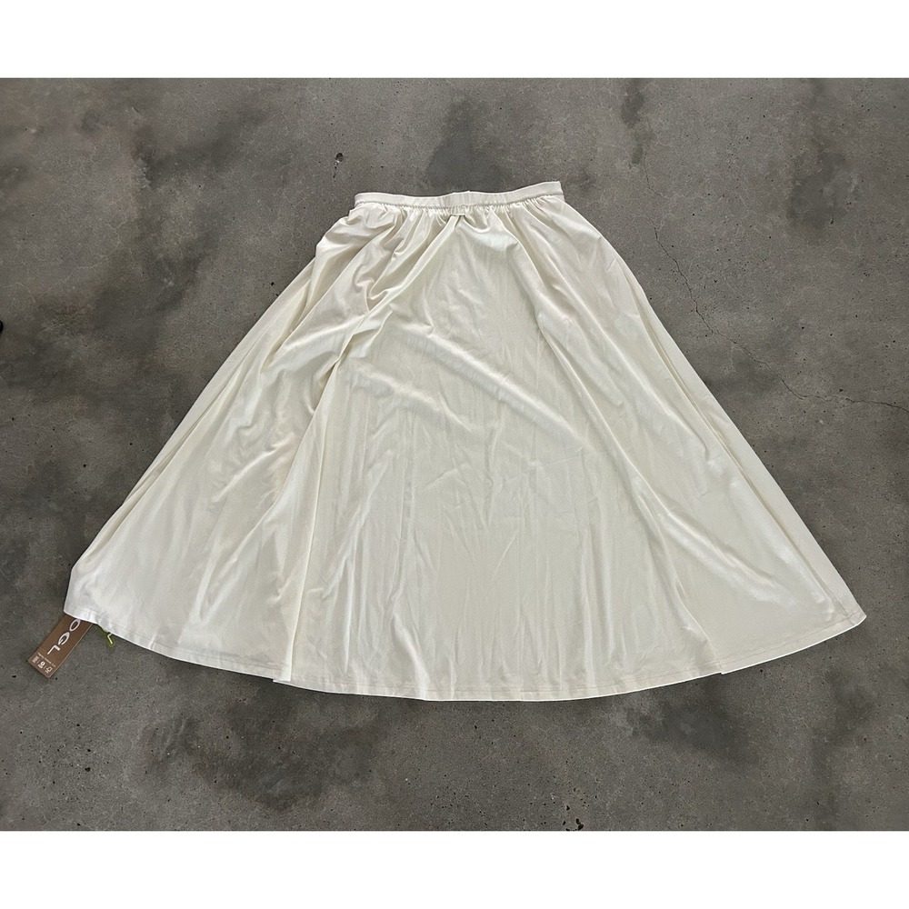 OGL Women's Stretch Cotton Maxi Skirt with Pockets Sz M